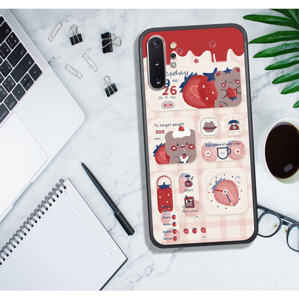 ỐP LƯNG SAMSUNG NOTE 8 - NOTE 9 - NOTE 10 - NOTE 10 PLUS , IN HÌNH GẤU NÂU CHOCOLATE ĐÁNG YÊU.