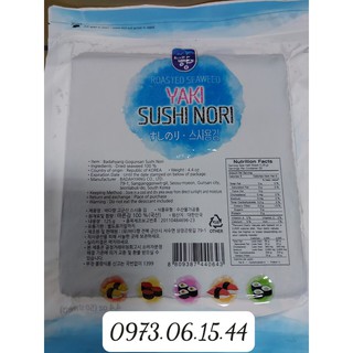 Rong biển cuộn cơm yaki sushi nori