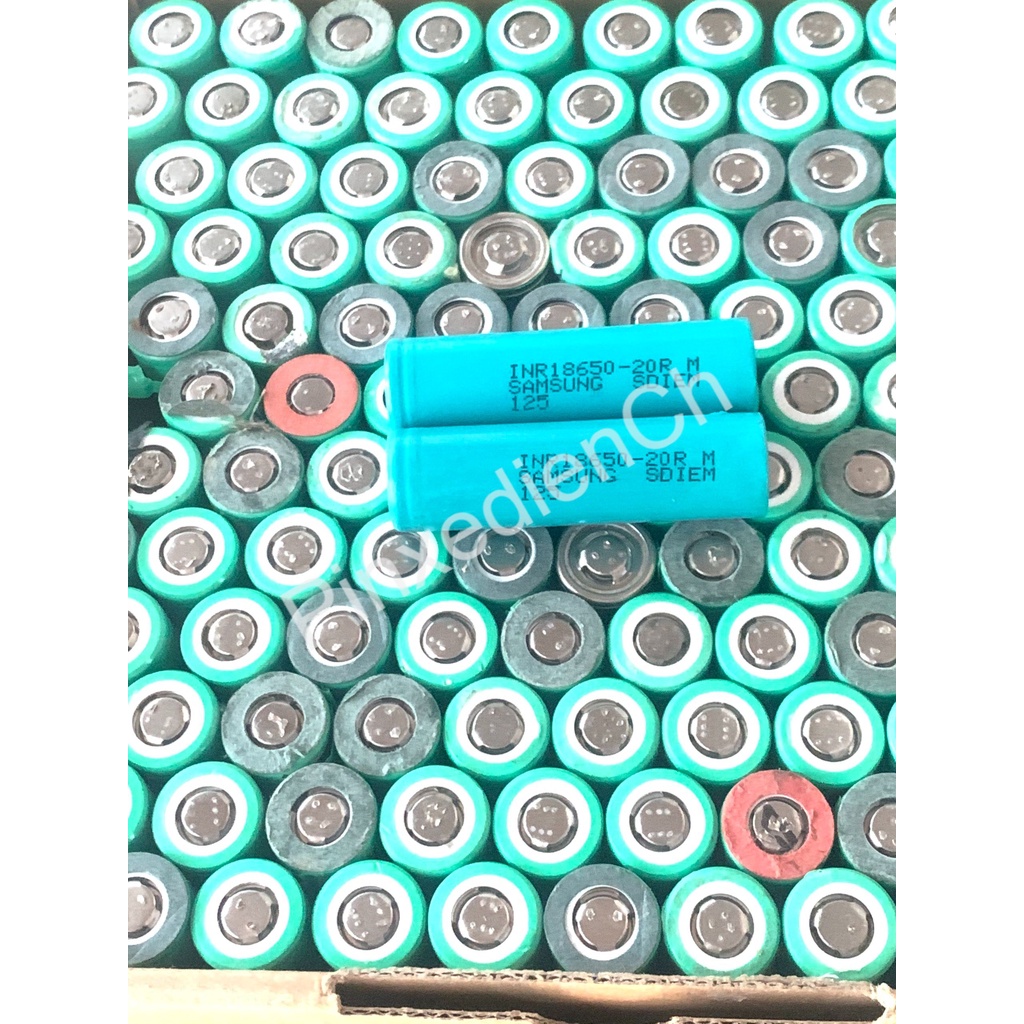 Pin Samsung xả cao 15A, INR18650 - 20Q, chính hãng , tháo thiết bị, dùng cho máy công cụ