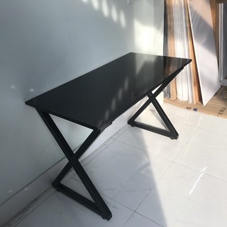 Bàn làm việc chữ X (KÍCH THƯỚC 60X120X75CM) CHÂN ĐEN MẶT MDF