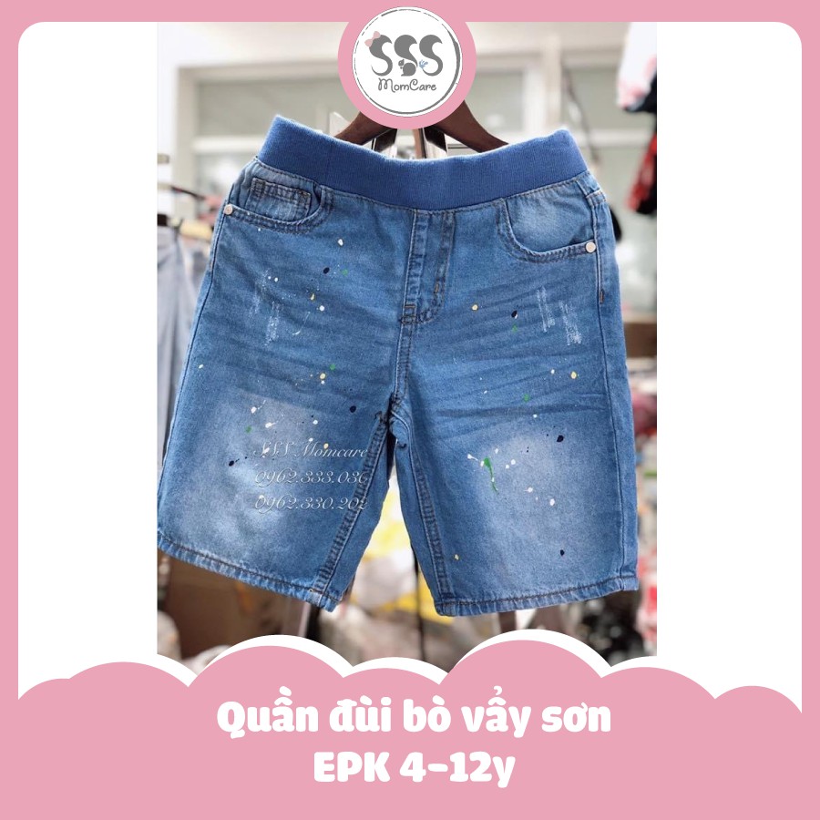 Quần đùi bò vẩy sơn EPK 4-12y