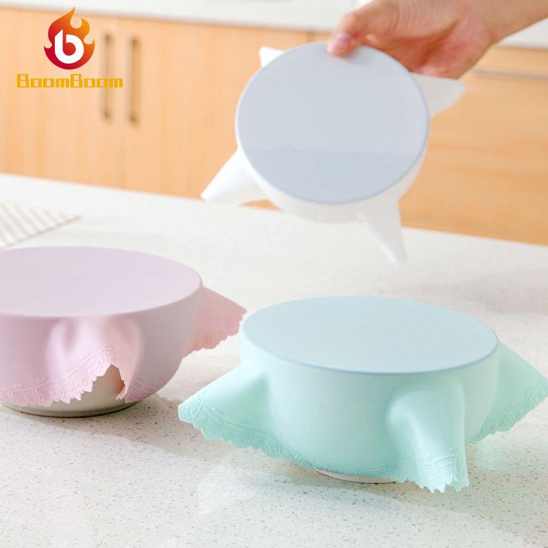 Màng silicon bọc tô/chén bảo quản thực phẩm tiện dụng