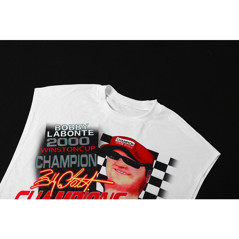 Áo Croptop Cổ Tròn Dáng Rộng In Họa Tiết Cá Tính Cho Nữ