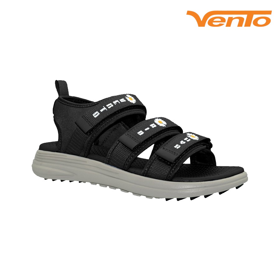 Sandal Vento SD-NB106 Màu Đen Họa Tiết Hoa Cúc