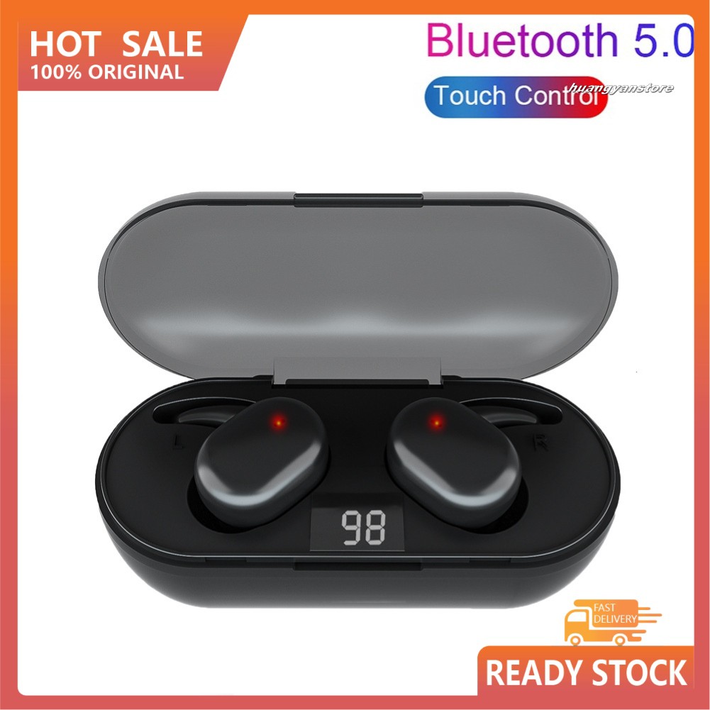 Bộ Tai Nghe Bluetooth 5.0 Không Dây Av-q2 Tws Chống Ồn Kèm Phụ Kiện