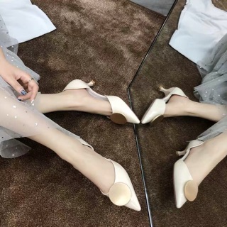 Giày da bóng đế 3cm (ảnh thật)