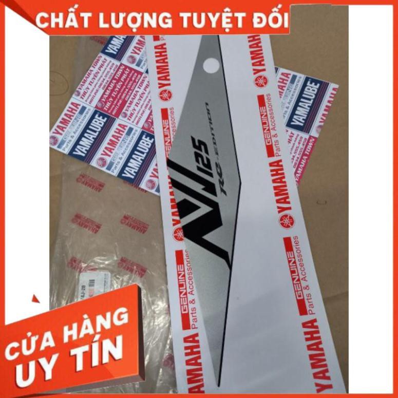 Tem 5 ( xe đỏ )cánh bửng xe Yamaha chính hãng Nouvo 6