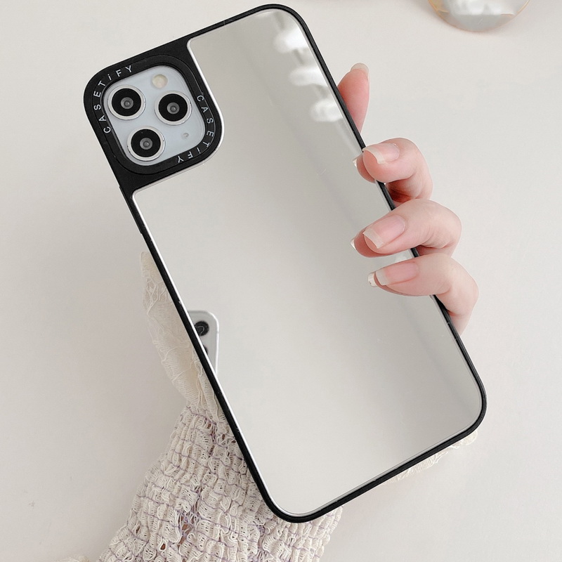 Ốp Điện Thoại Chống Sốc Tráng Gương Cho iPhone 14 13 12 11 Pro MAX Mini X XR XS MAX 8 7 Plus Chống Rơi
