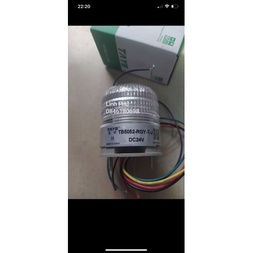 Đèn 3 màu TP-5052 -RGY/T-J có còi