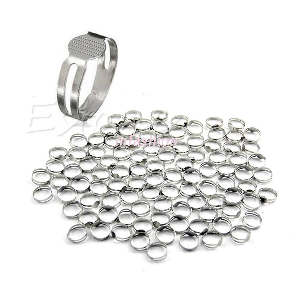 Set 100 Đế Lót Kim Loại 16mm Chuyên Dụng Cho Thợ Thủ Công