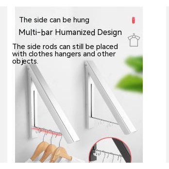 Móc Treo Quần Áo Gắn Tường Bằng Nhôm Hình Tam Giác Nhỏ Gọn Tiết Kiệm Không Gian