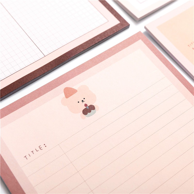 (Video) Xấp giấy Note / Ghi chú size B5 Nấu nâu