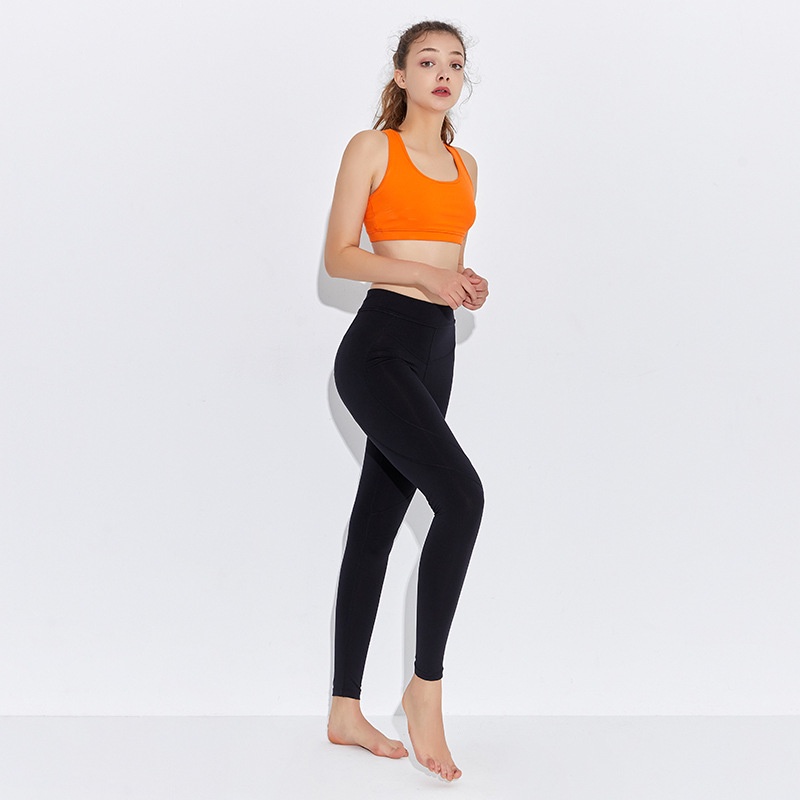 Quần legging nữ dài đẹp vải thun cotton co giãn ôm bó, Quần tregging nữ dài tập gym lưng cạp cao nâng mông Geleva LEG521
