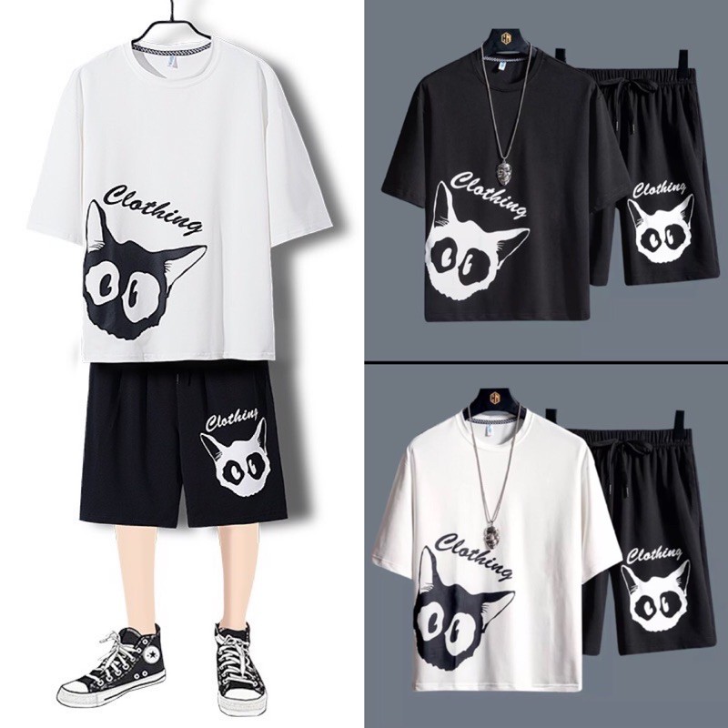 [ Hot 2021- Cực Ngầu ] Nguyên bộ quần áo nam Clothing mặc hè cực chất | BigBuy360 - bigbuy360.vn