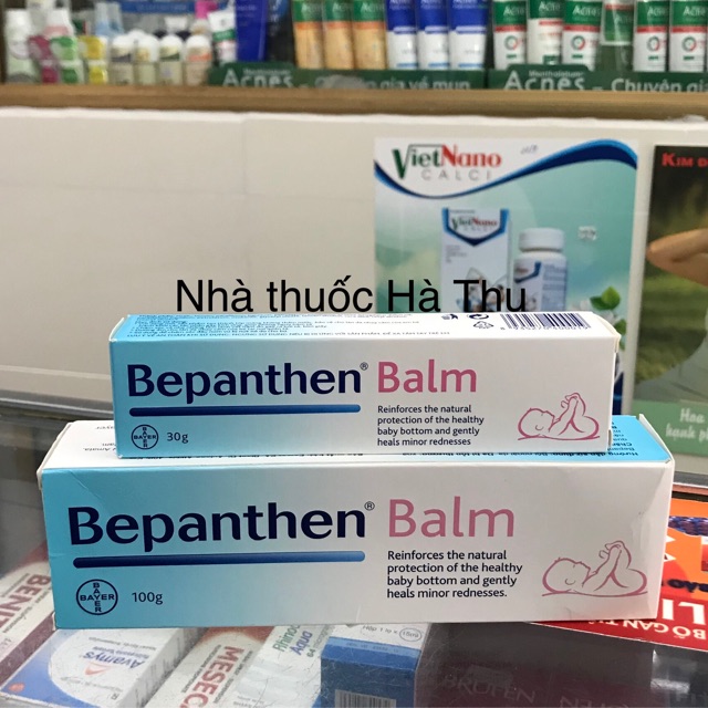 Kem bôi hăm cho trẻ em - Bepanthen Balm( dưỡng ẩm, làm lành các vết hăm đỏ)