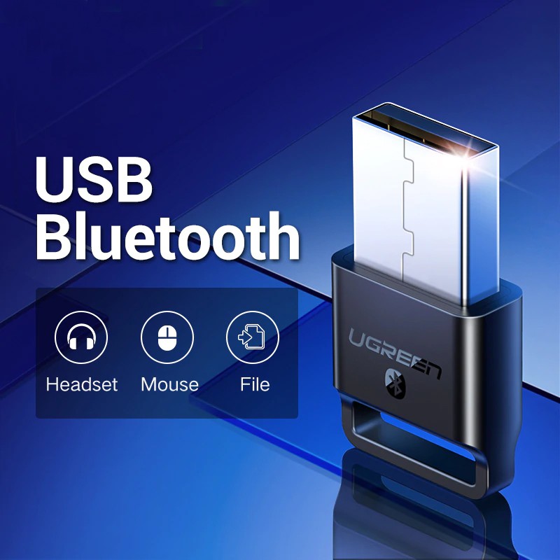 Thiết bị USB Bluetooth 4.0 Ugreen 30524 cao cấp (MÀU ĐEN) US192 CHính Hãng