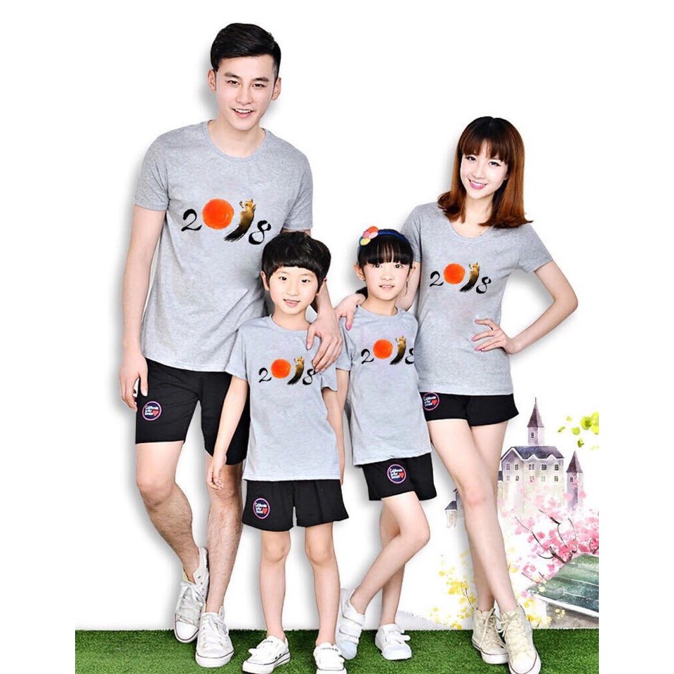 ÁO THUN GIA ĐÌNH TẾT 2018