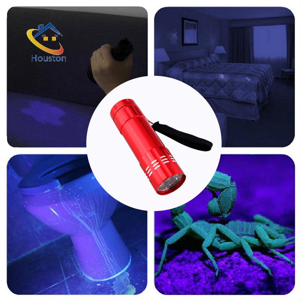 Đèn Pin Tia Cực Tím 9 Bóng LED 2022-NEW]395nm