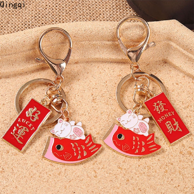 Móc Khóa Miss Zoe Hình Mèo May Mắn Dễ Thương