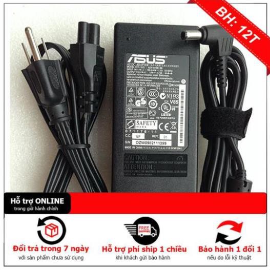 Sạc laptop Asus S46C S46CA S46CM S56C S56CA S56CM  U46E U52FRF U56E U50F U50A X52F G71 K40 K5 K60 K70 K52 K62 K72 K53