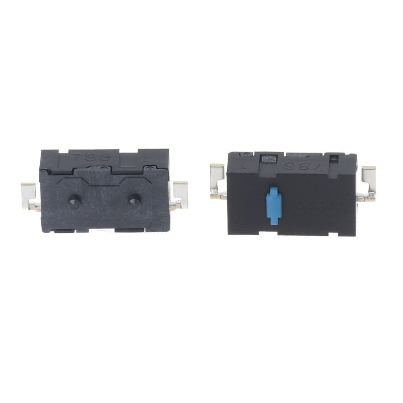 LIDU  2PCs Original Omron Mouse Micro Switch Mouse Button Blue Dot Side Button for Anywhere MX Logitech M905 G502 G900 ZIP