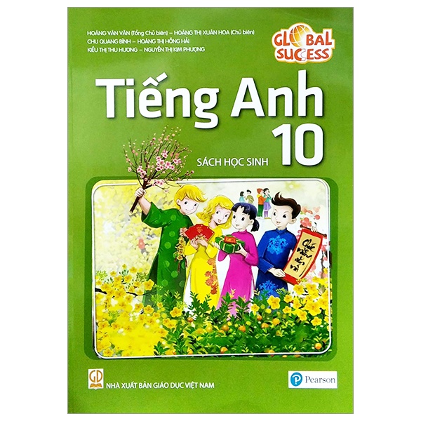 Sách - Combo Tiếng Anh Lớp 10 (Global Success - 2022) ( Bộ 2 Cuốn ) ( Tặng Kèm Bao Sách)