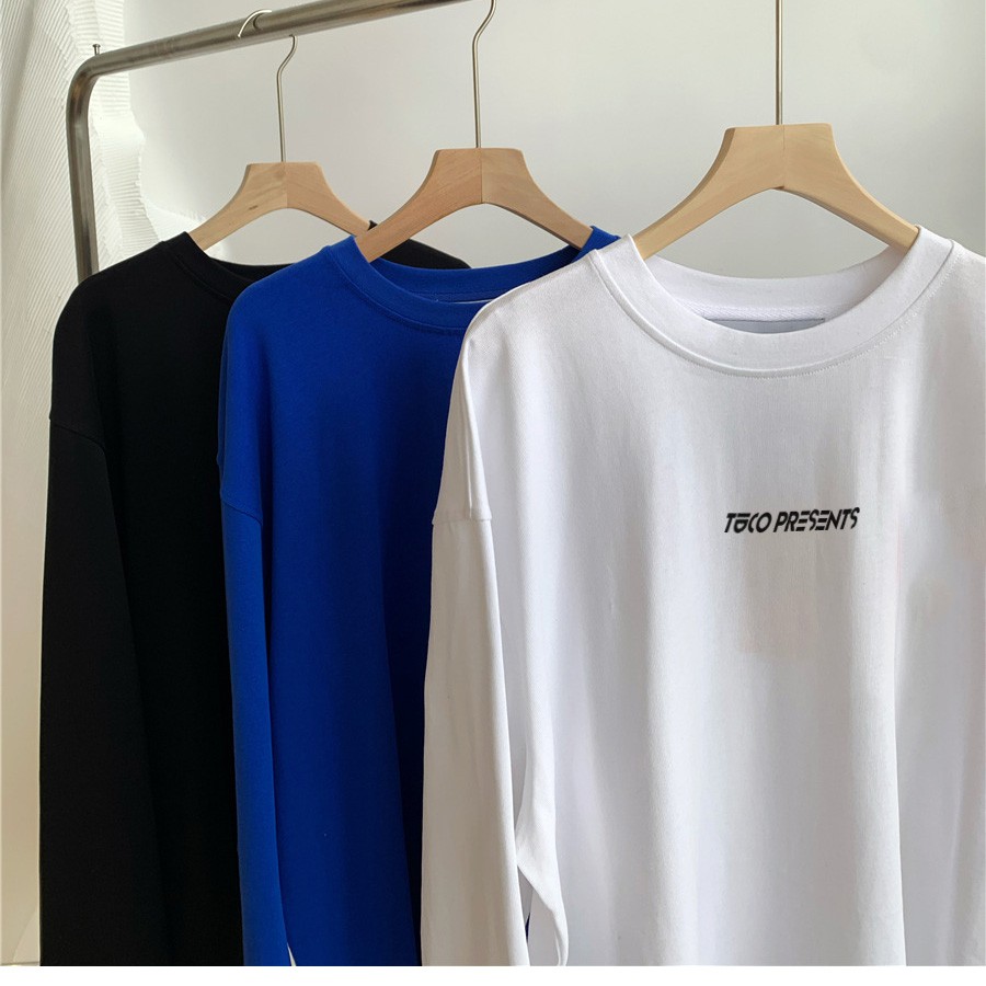 Áo thun DÀI TAY basic TUCO form rộng oversize unisex nam nữ nỉ dày dặn không xù local brand , áo phông cotton tay dài | BigBuy360 - bigbuy360.vn