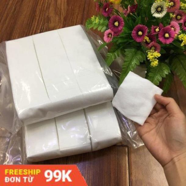 Bông cắt sẵn phun xăm (loại dày),Bông bịch cắt sẵn 500 miếng bông