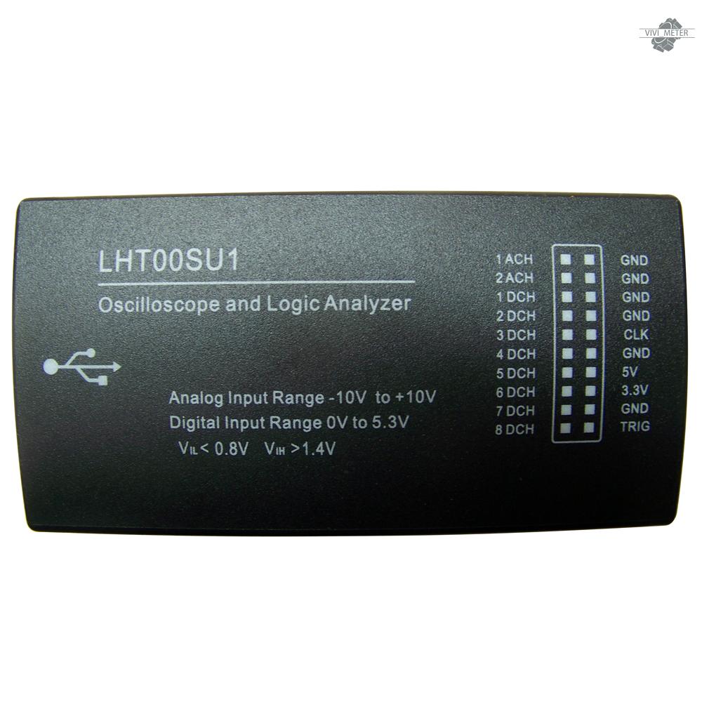 LHT00SU1 Virtual Oscilloscope Logic Analyzer Multifunctional Full-featured Signal Generator with 16MHz Max Sampling Rate