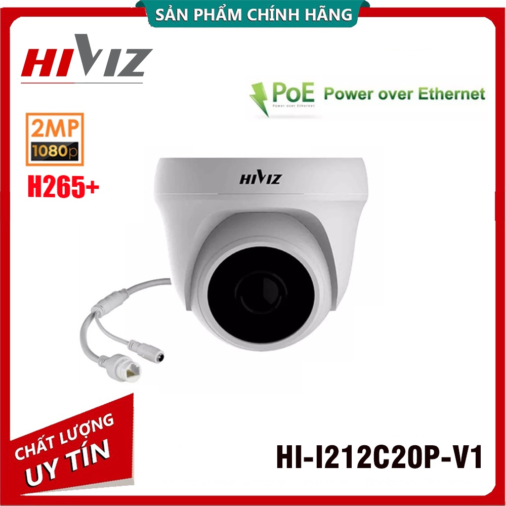 Camera quan sát IP POE HIKVISION | HIVIZ IP POE 2.0MP - Full HD 1080P - Hàng chính hãng