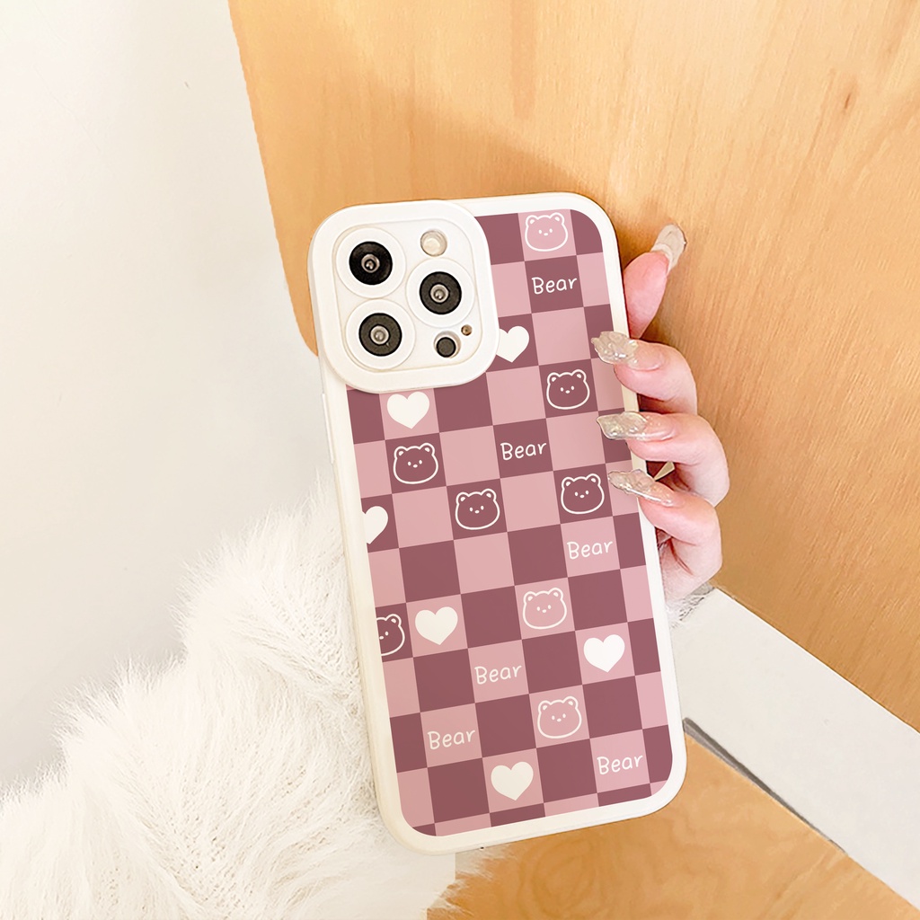 Ốp lưng iphone Good Bear cạnh vuông 6/6plus/6s/6splus/7/7plus/8/8plus/x/xs/11/12/13/14/pro/max/promax/plus/shin/case