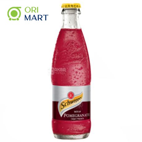 Schweppes Taste of Pomegranate 250ml - Nước ngọt có ga hương vị quả lựu SCHWEPPES 250ml