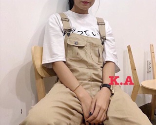 Yếm kaki 2 túi