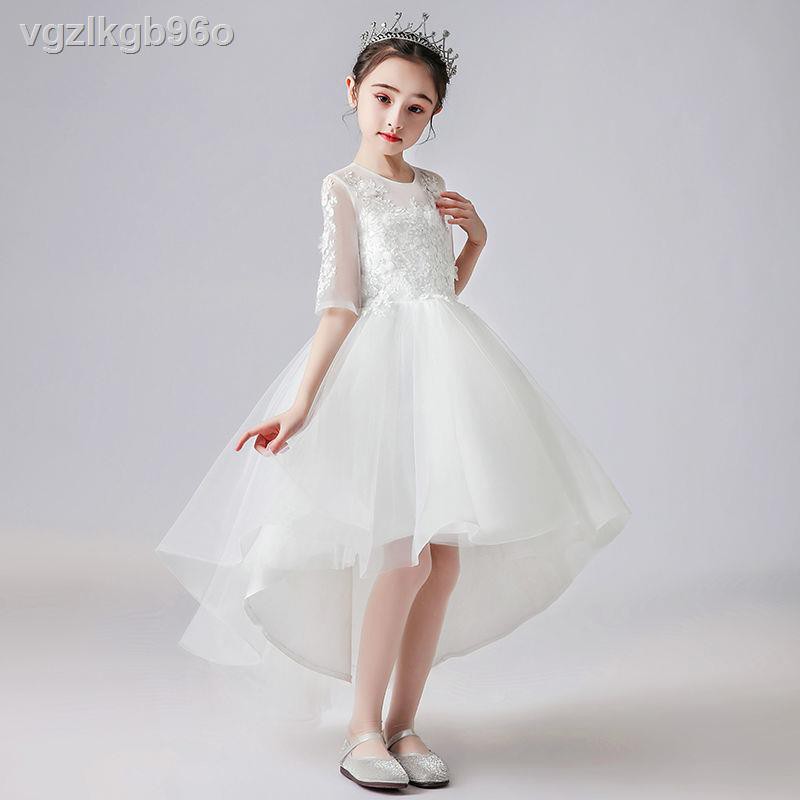 quần bò bé gái✒✶▩2021 New Princess Dress Girls Puffy Yarn Wedding Flower Girl Little Váy Dạ hội Vest mùa hè