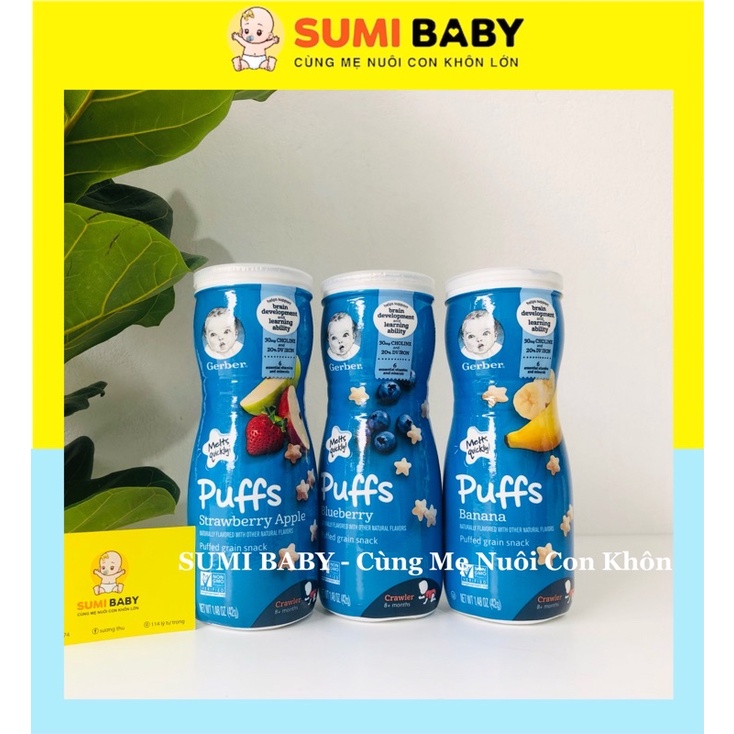 BÁNH SAO ĂN DẶM GERBER CHO BÉ