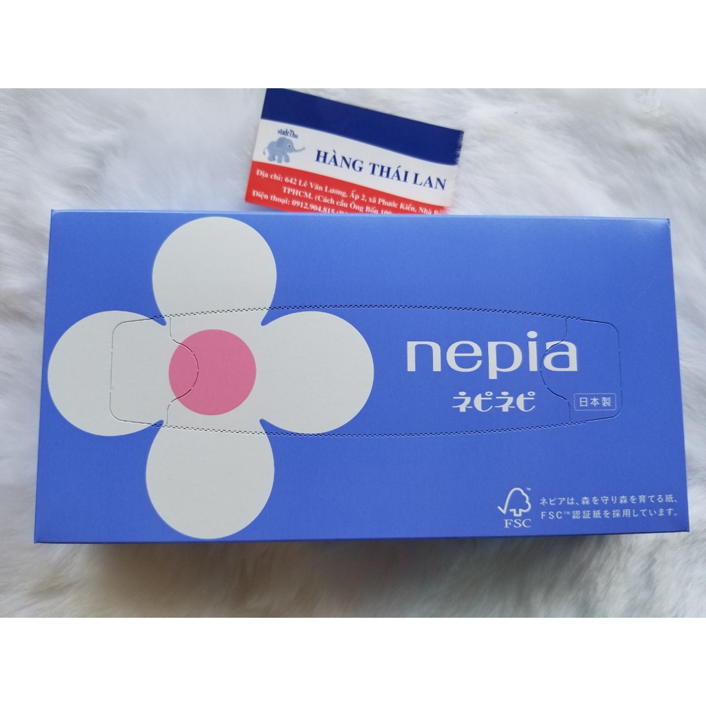 Set 5 Hộp Giấy Ăn Nepia Cao Cấp Nội Địa Nhật- Hộp khăn giấy Nhật Bản
