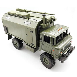 Xe ô tô tải quân sự WPL B24-ZH - Military Truck GAZ 66 4x4 1:16 (Màu xanh bộ đội)