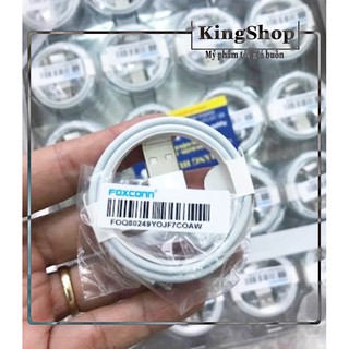 [ Chính Hãng ] Cáp Sạc Foxcomn 5 lõi chân lightning Các Dòng iphone 5-6-7-8-Xsmax-11 Dây dài 1M