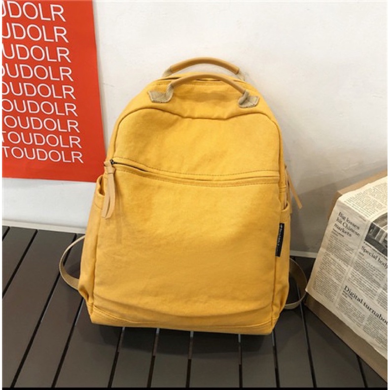 COMBO BALO CANVAS VINTAGE + LOGO CÀI + KẸP GỖ, SỔ TAY MINI, STICKER DÁN,.. ]