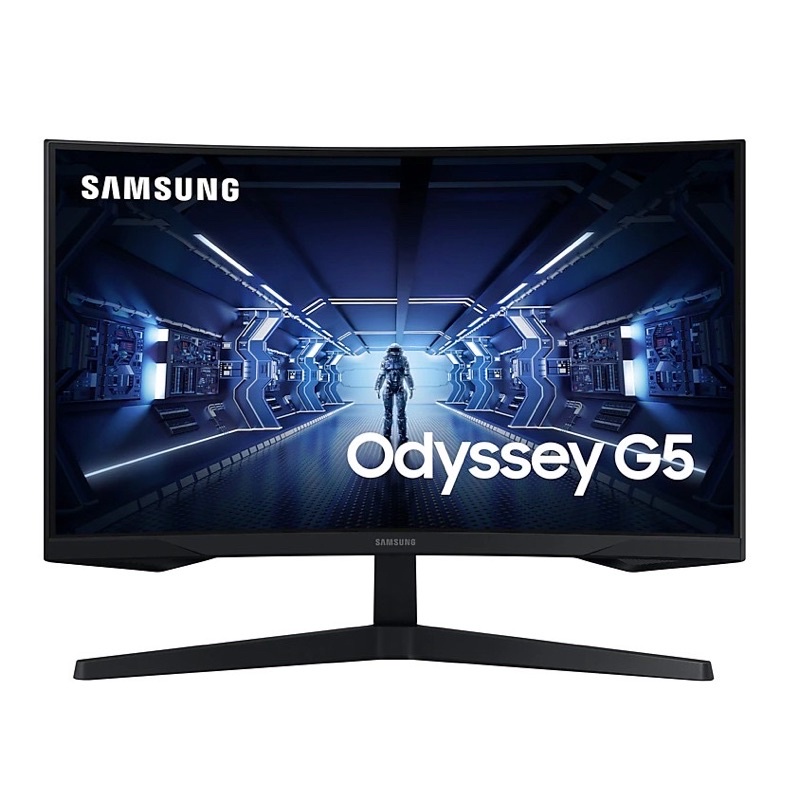 Màn Hình Cong Samsung Odyssey G5 LC27G55TQWEXXV 2K-144Hz (27 inch, 2560 x 1440, 144Hz, VA, Cong 1000R, 1ms)