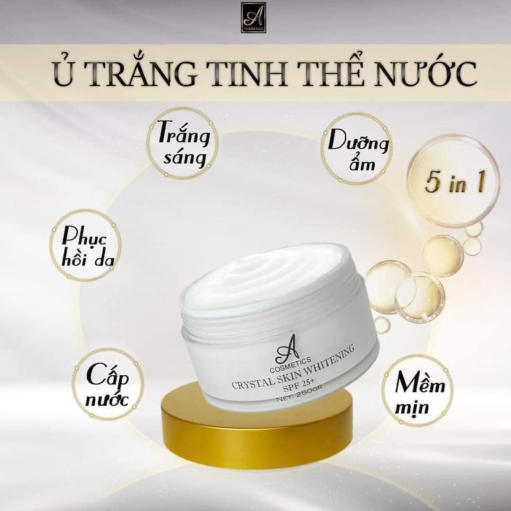 Ủ Trắng Tinh Thể Nước ACOSMETICS, giúp trắng da siêu nhanh chỉ sau 1 tuần sử dụng, trắng không hồi da