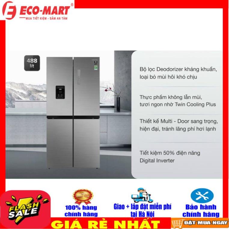 Tủ lạnh Samsung Inverter 488 lít RF48A4010M9/SV.MODEL2021
