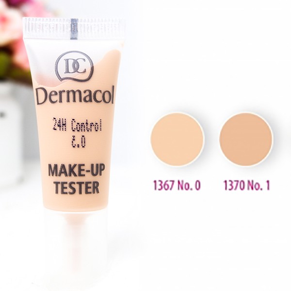 Kem Nền Mẫu Tester Dermacol 24h Control Make-up xóa mờ khuyết điểm 7ml