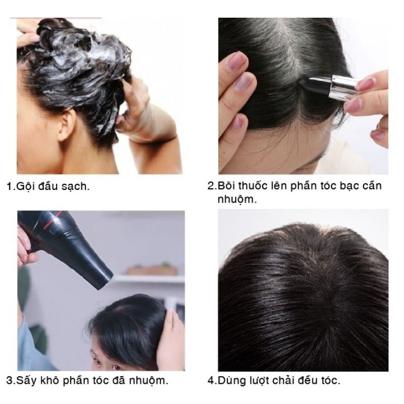 SÁP PEINSEN/BIOQUA DẶM CHE TÓC BẠC TỨC THỜI