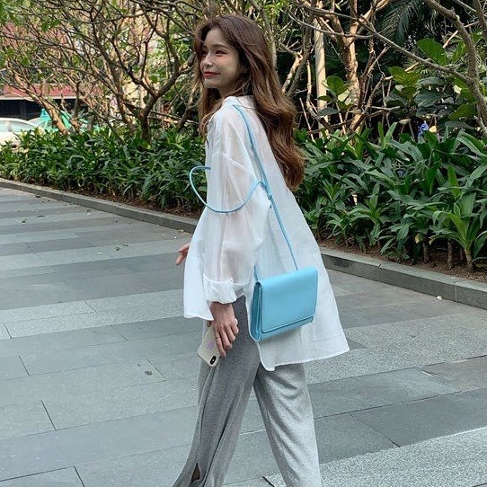 Áo Sơ Mi Trắng Tay Dài Chống Nắng Phong Cách Hong Kong Thời Trang Mùa Hè Cho Nữ