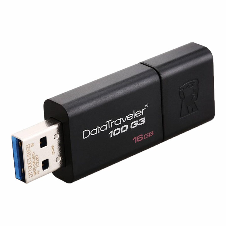 USB 3.0 Kingston 16GB DataTraveler 100G3 – CHÍNH HÃNG – Bảo hành 5 năm | BigBuy360 - bigbuy360.vn