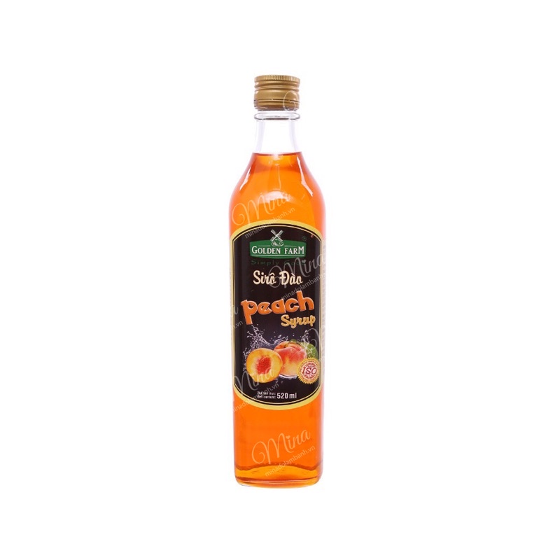 Siro ĐÀO Golden Farm 520ml