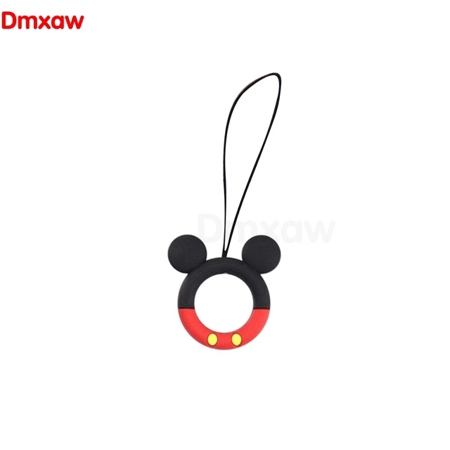 Dây đeo điện thoại có vòng móc ngón tay thiết kế dễ thương tiện dụng