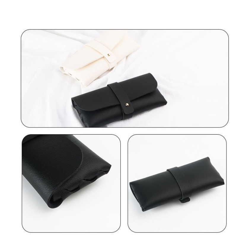 【Support Wholesale】COD (AIMURUSI) Túi Da Đựng Mắt Kính Cầm Tay Siêu Nhẹ Thoải Mái Cho Nam Và Nữ