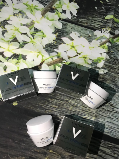 Kem Dưỡng Chống Nhăn &amp; Làm Săn Chắc Da (Ban đêm) Vichy Liftactiv Supreme Night Anti